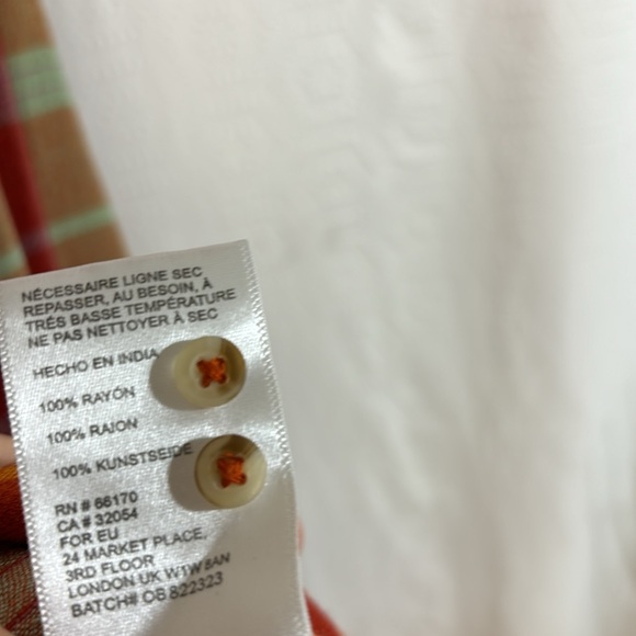 UO Urban Outfitters‎ Monica Red Check Midi Dress Size Small EUC - Picture 10 of 12